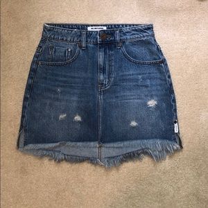 One teaspoon denim skirt